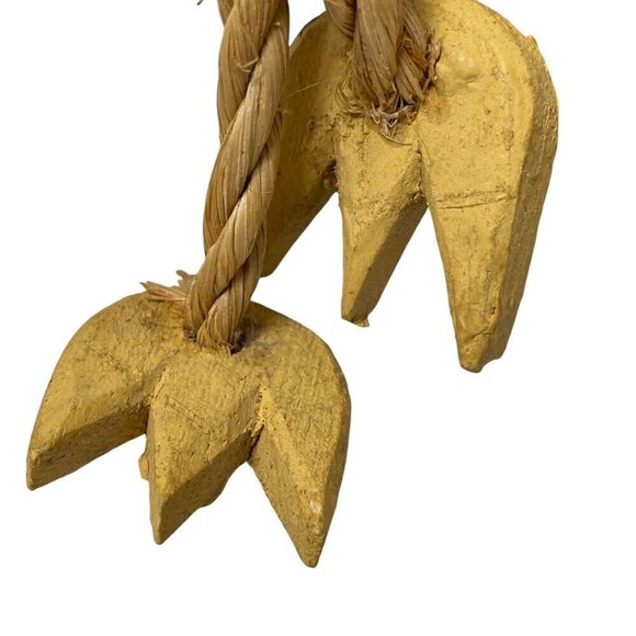 JAMES HADDON COLLECTION Wooden Rooster French Country Hen Rustic Kitchen 8.75" - Picture 10 of 12